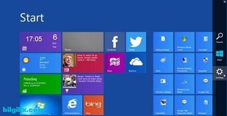 Windows 8 Charms Bar Skin