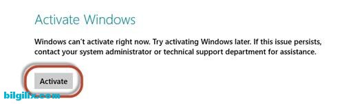 Windows 8 Etkinleştirme 2