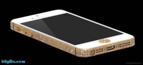Altın ve Elmas Kaplanmış iPhone 5-2