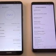 Huawei Mate 10 Lite ve Samsung Galaxy A8 (2018)