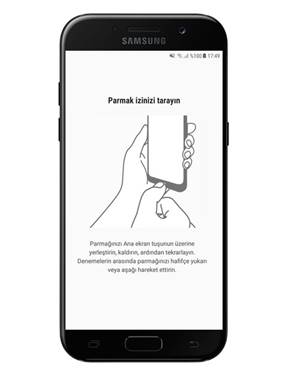 Samsung Galaxy A7 (2017) Parmak İzi Kilidi Ekleme