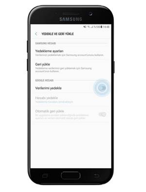 Samsung Galaxy A7 (2017) Verileri Yedekleme