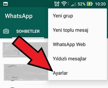 WhatsApp profil ismi ve profil durumu değiştirme