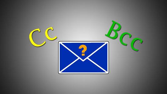 E-Maildeki Cc ve Bcc Ne Demek