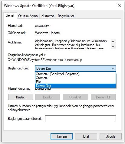 Windows 10 güncellemelerinin nasıl kapatılacağını öğrenmek