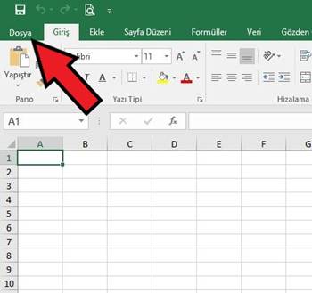Excel Dosyasını PDF Olarak Kaydetme