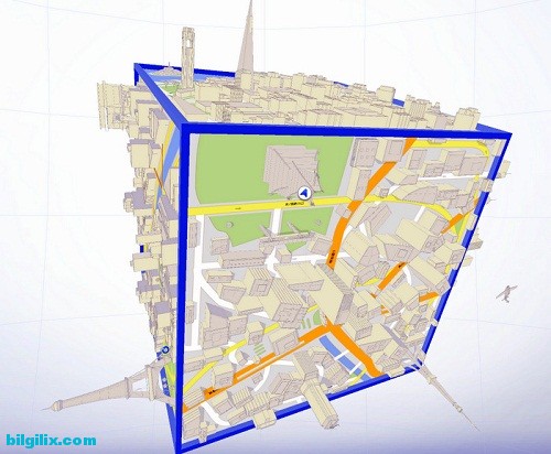 Google Maps, Cube, oyun, harita